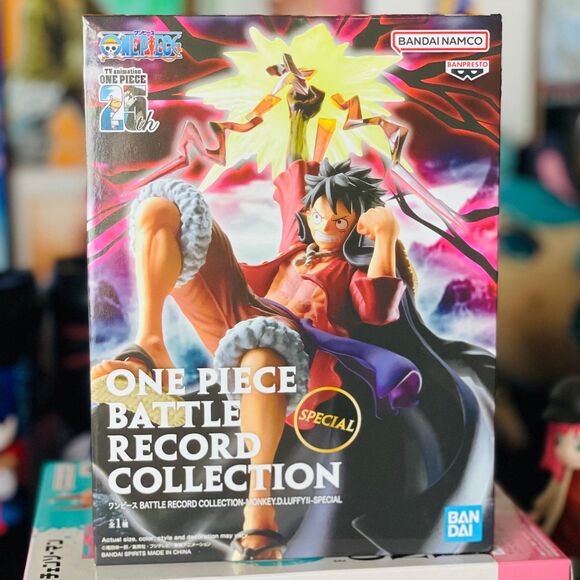 NIB Banpresto One Piece OP Battle Record Collection: Luffy D Monkey Figure - Picture 2 of 6